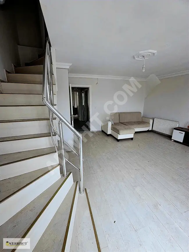 2+1 duplex apartment with an open facade in the Kağıthane nurtepe neighborhood