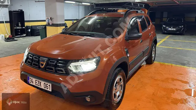 Dacia Duster 1.3 TCE with 150 horsepower 4X4, model 2021 without any paintwork, with towing bar accessories