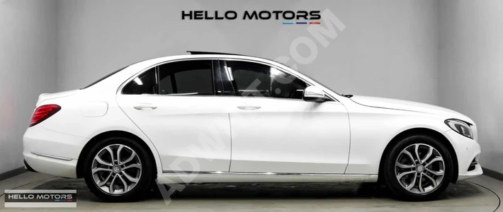 HELLO MOTORS مرسيدس بينز 2014 C180 FASCİNATİON عداد 145 ألف كم ذو سقف زجاجي