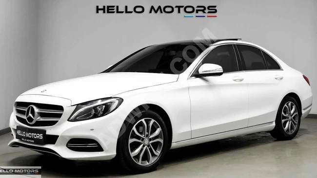 HELLO MOTORS مرسيدس بينز 2014 C180 FASCİNATİON عداد 145 ألف كم ذو سقف زجاجي