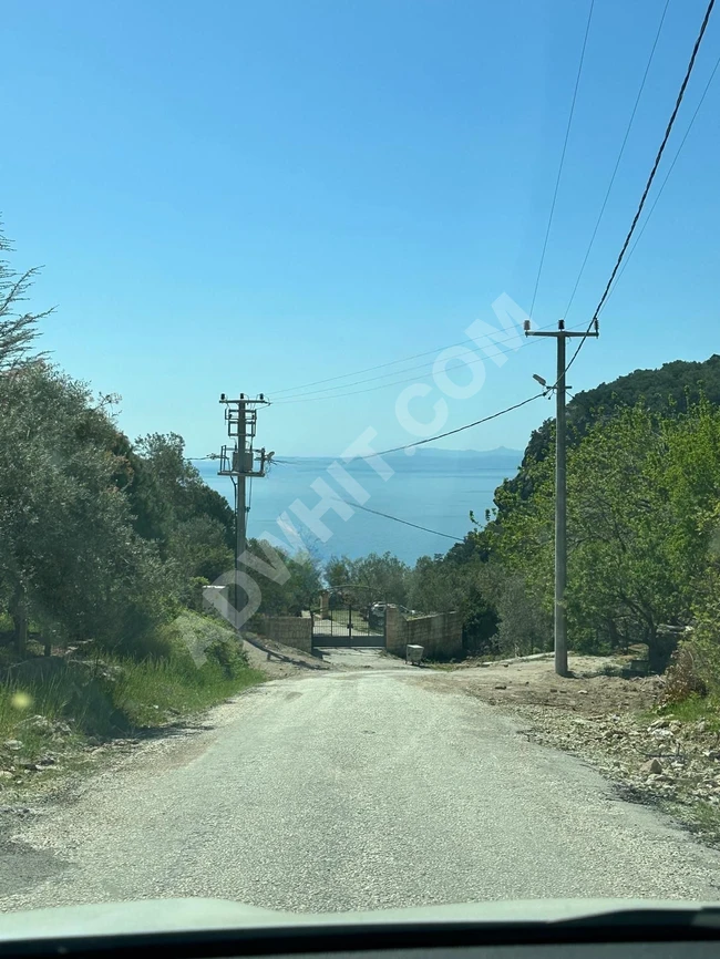 Agricultural land on ARIKLI KÖY road with full sea view on ASOS road