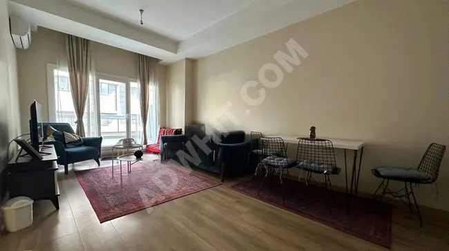 1+1 furnished apartment with a terrace and balcony in BAĞCILAR