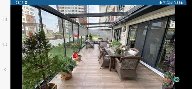 For sale, apartment with a garden 4+1, Bahcesehir, Emlak Konut