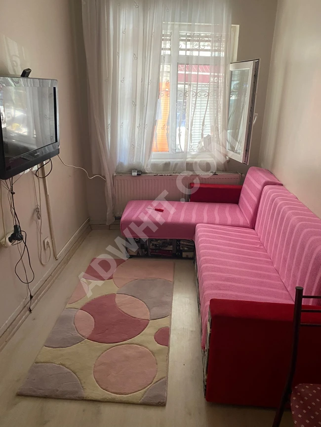 Fully furnished apartment on the ground floor in Kurtuluş, last stop