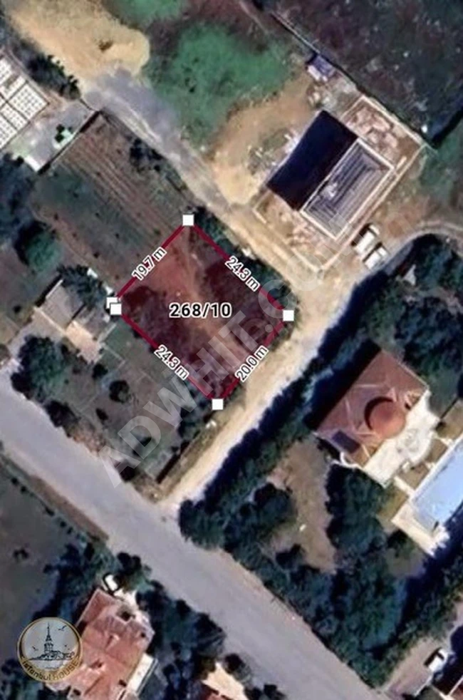 Residential land with an area of 504 m² for sale in BÜYÜKÇEKMECE offered by İSTANBUL HOUSE