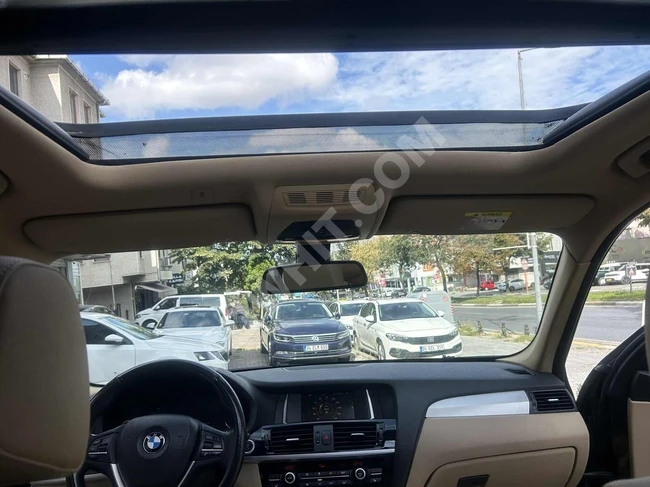 BMW سيارة  2015  X3 2.0 i s DRIVE، بسقف بانورامي، كاملة ، وعدد كيلومترات 126,000 كم أصلية.