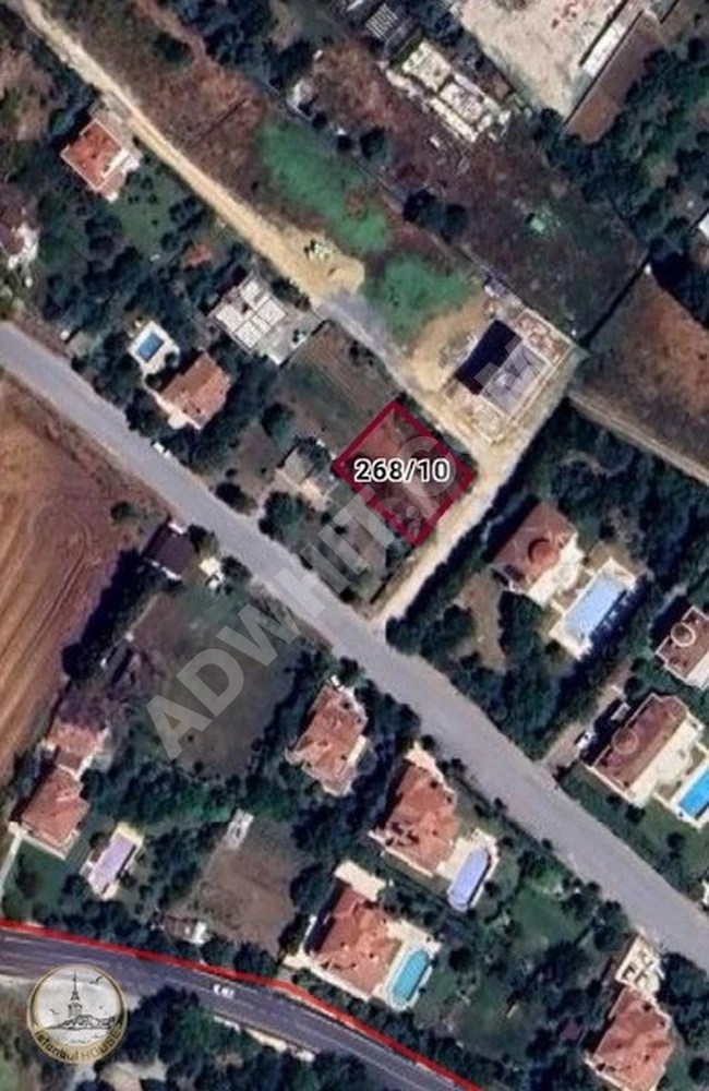 Residential land with an area of 504 m² for sale in BÜYÜKÇEKMECE offered by İSTANBUL HOUSE