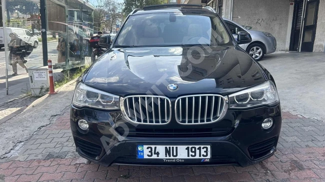 BMW سيارة  2015  X3 2.0 i s DRIVE، بسقف بانورامي، كاملة ، وعدد كيلومترات 126,000 كم أصلية.