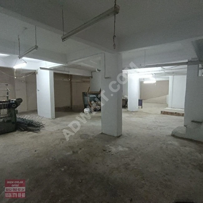 For rent: Basement workshop in Küçükçekmece Yeşilova