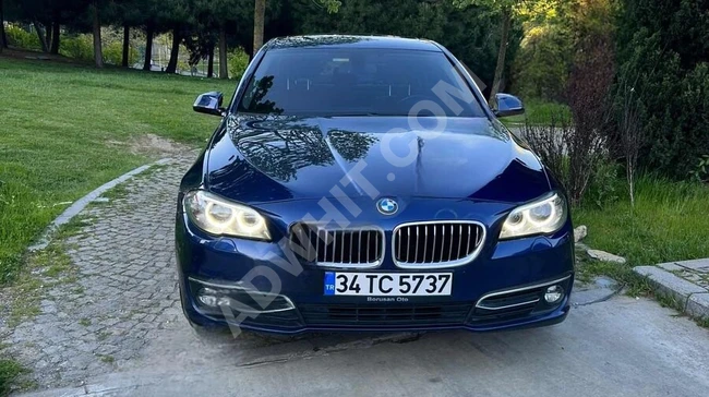 BMW 520i موديل Executive Luxury Line 2016 بمسافة 103,000 كم بدون عيوب وفي حالة ممتازة!