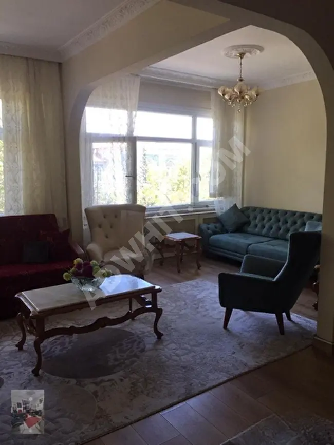 For rent 2+1 apartment with an area of 100m² fully furnished for students only in capa, above millet street