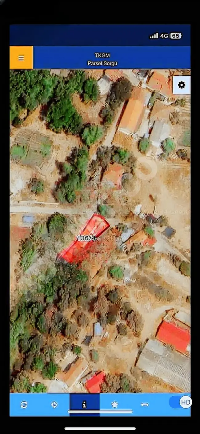 Land for sale in the center of the village, center of the village Değirmendere