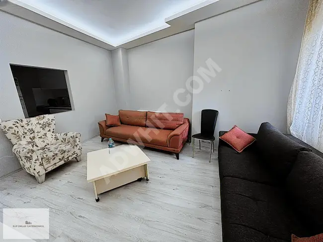 3+1 apartment for sale by ELIF EMLAK, located in TALATPAŞA neighborhood, with an area of 120 square meters, on the ground floor with a garden