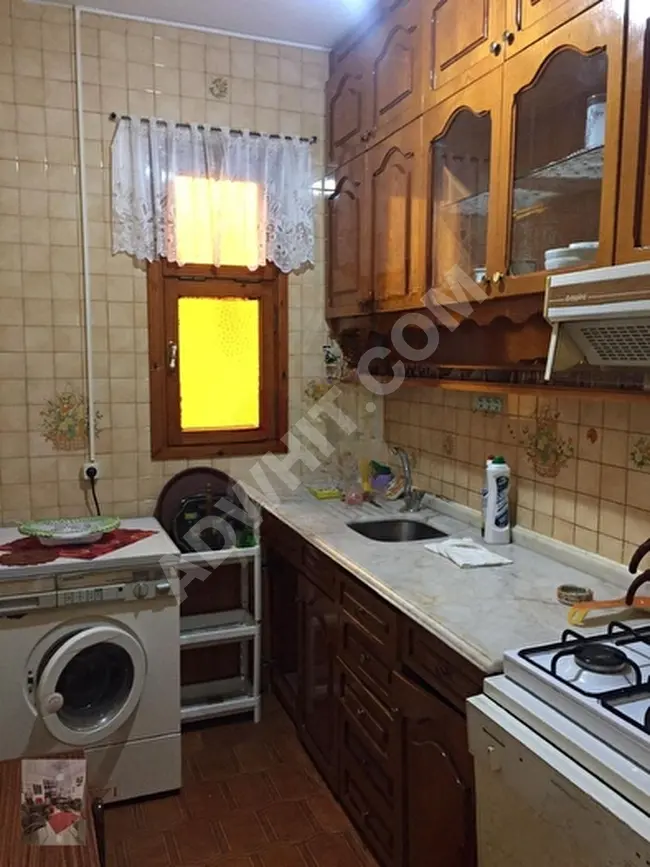 For rent 2+1 apartment with an area of 100m² fully furnished for students only in capa, above millet street