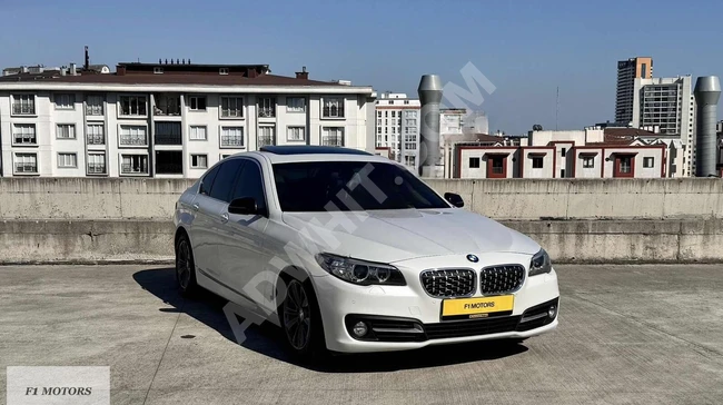 سياره BMW موديل 2016  F1 MOTORLAR  520i   صندوق كهربائي فتحة سقف