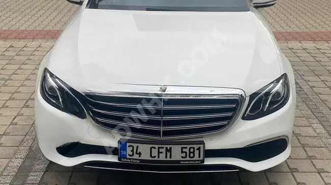 سيارة للبيع Mercedes Benz E 180 Exclusive موديل 2018 بدون حوادث وبدون طلاء