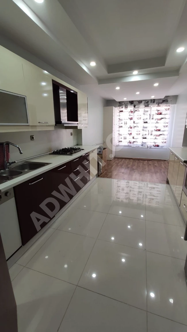 3-bedroom furnished apartment with a living room in a compound available for nationals