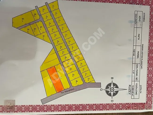 Yazlıkköy'de Doğayla İç İçe Zirvede Yaz Kış Yolu Var 991 m2