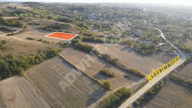 Land within the urban planning area in a prime location in the village of Muhacırkadı - Uzunköprü with an area of 871 square meters