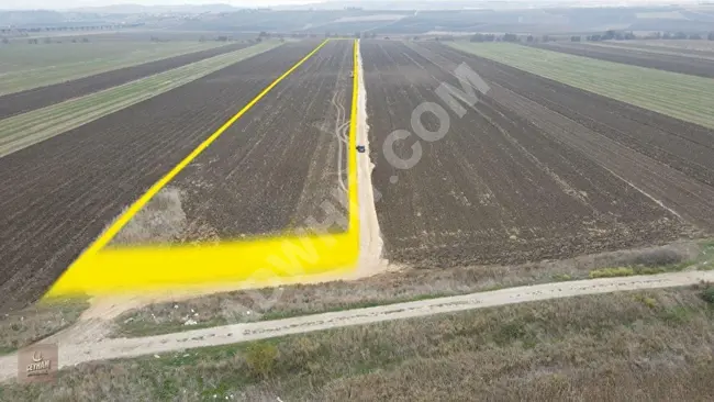 A plot of land with an area of 534 square meters in Çatalca Ferhatpaşa, near the European highway and the organized industrial zone