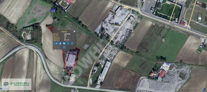 Land for sale near the vehicle inspection station and near the village in the ARNAVUTKÖY ÇİLİNGİR area.