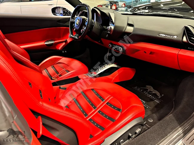 2016 Ferrari 488GTB accident-free, red interior+special request