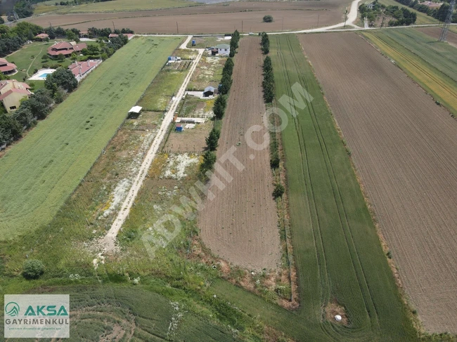 Agricultural land for sale, area 5 dunams, with single ownership document in İSTANBUL ÇATALCA İZZETTİN