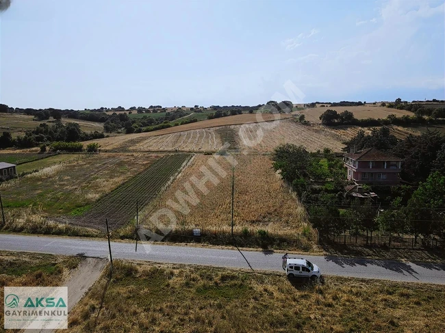 Plot of land for sale in PINARHİSAR OSMANCIK - Single title deed - 2756 m²