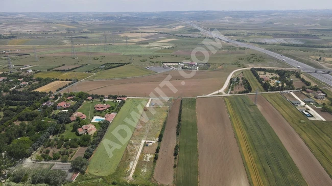 Agricultural land for sale with an area of 5 dunams, with a single title deed in İSTANBUL ÇATALCA İZZETTİN.