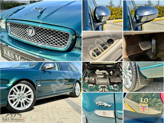 جاكوار X-TYPE استيت 2005 3.0 V6 AWD لونBRITISHGREEN + تجديد كامل