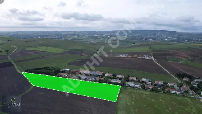 ÇATALCA OVAYENİCEDE 2600 M2 VİLLALARA KOMŞU ARSA