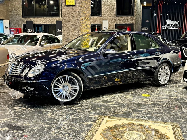 مرسيدس بنز E200K  2004 غير مغير  ELEGANCE فتحة سقف + كربون 117,000 كم