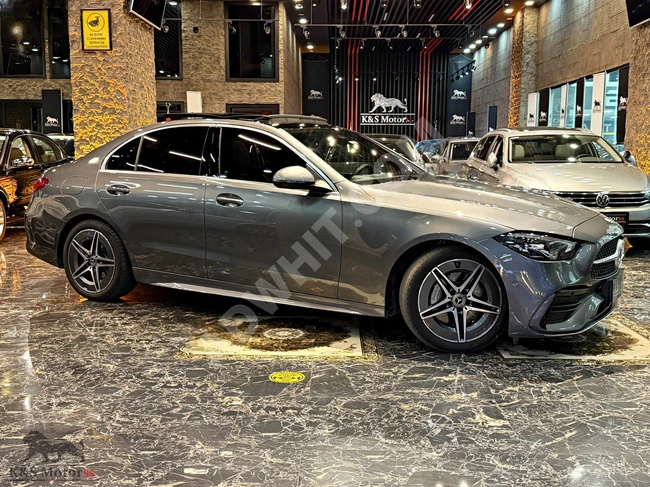 مرسيدس  C200 4MATIC AMG هايبرد موديل 2022 فقط 19,500 كم.