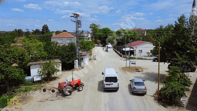 A plot of land measuring 145 square meters for sale in Edirne, a preferred destination for investors