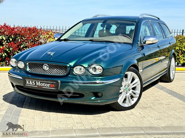 جاكوار X-TYPE استيت 2005 3.0 V6 AWD لونBRITISHGREEN + تجديد كامل