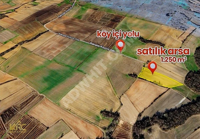 A plot of land with an area of 1.250 m² at an affordable price in Edirne (with permit and approval)