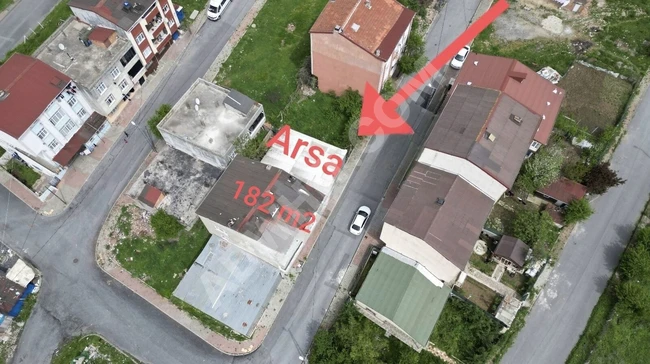 Architectural plot for sale in Taşoluk with an area of 182 m² (share)