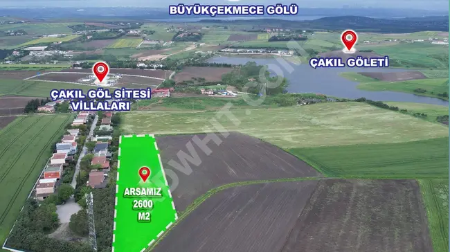 ÇATALCA OVAYENİCEDE 2600 M2 VİLLALARA KOMŞU ARSA