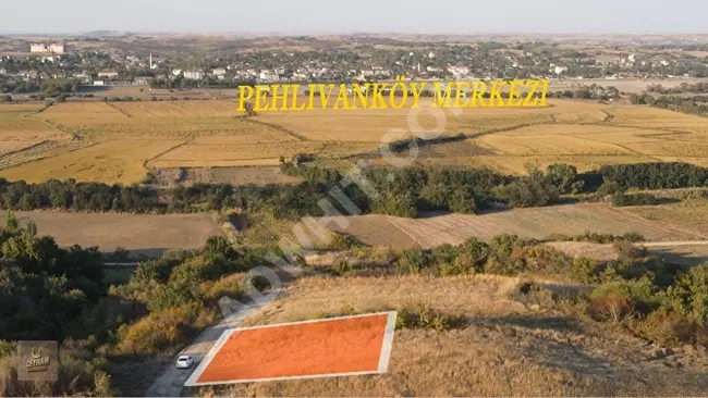 In Uzunköprü Muhacırkadı, near the village, there is land available with an area of 309 square meters in a high location