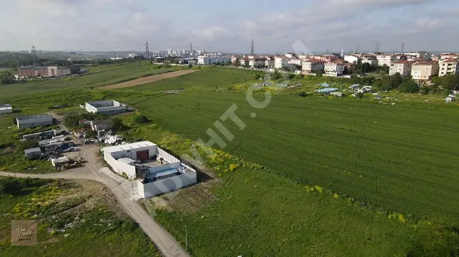 A plot of land measuring 250 m² in a prime location on the main street in Arnavutköy Hadımköy