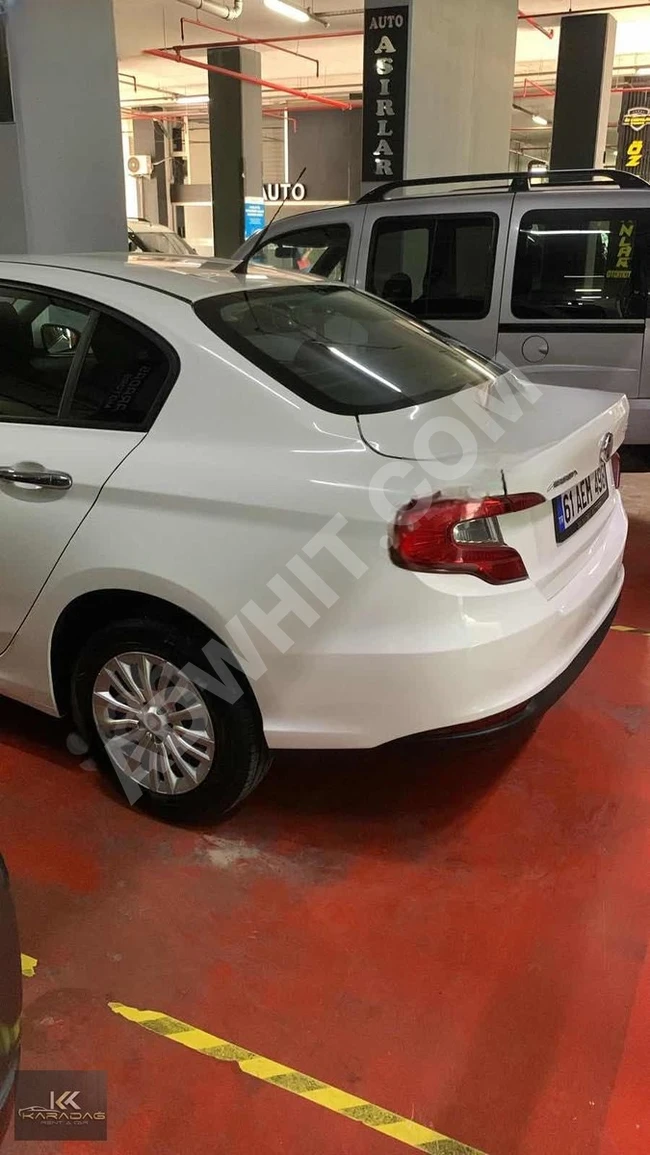 "Fiat Egea الاقتصادي من Karadağ Rent A Car"