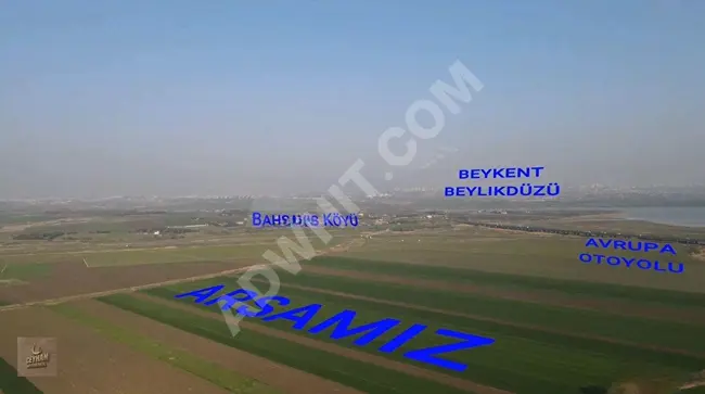 Land with an area of 356 m² close to the European highway and the organized industrial zone in Çatalca Ferhatpaşa