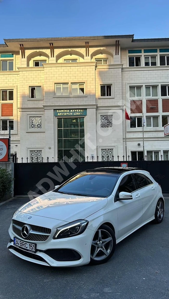 مرسيدس بنز A180 AMG بسقف بانورامي + مصابيح بي-زينون + هيكل معدل