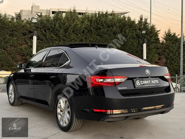 CARAT AUTO 2017 سكودا سوبيرب 1.6 TDI DSG باقة ستايل سقف زجاجي