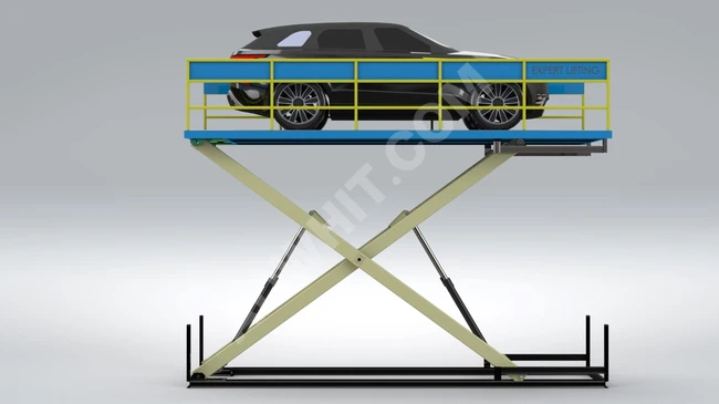 Hydraulic platform for liftable vehicles