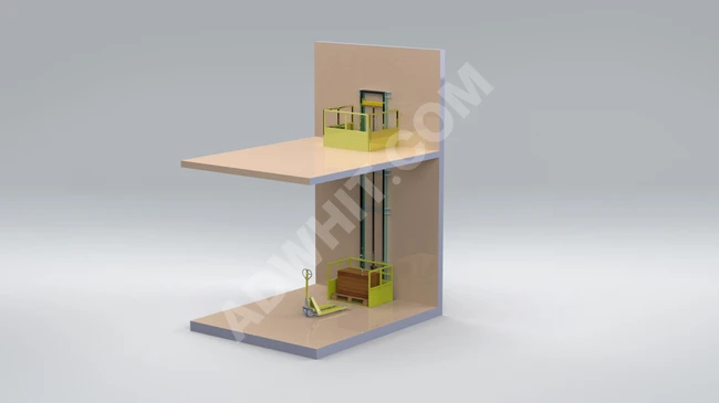 Loading platform (cargo elevator) with a capacity of 1000 kg