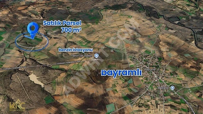 Land for sale with an area of 700 square meters in Edirne at a reasonable price - don't miss the opportunity!!!