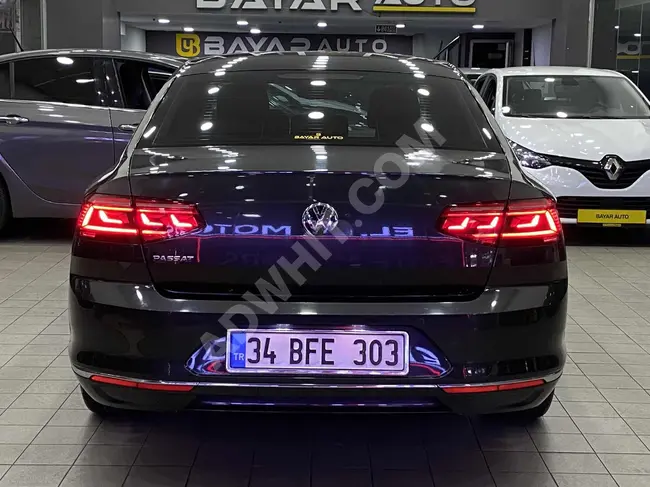 Volkswagen Passat R-Line 2018 with LED lights, LED tail lights, and foldable mirrors