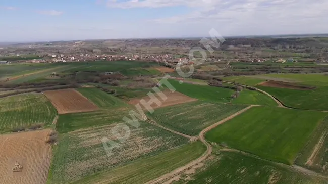 Independent land with a single title deed near the village in Pehlivanköy Yeşilova