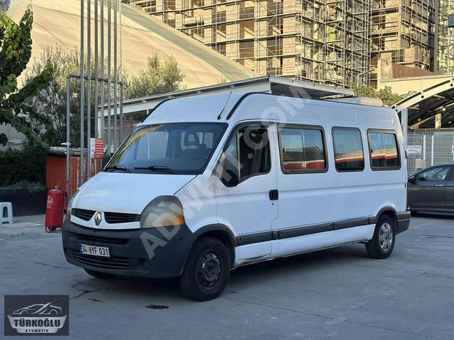 2007 Renault Master van, accommodates 16+1 people, in new condition with valid technical inspection